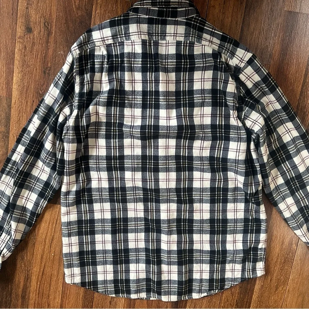 J. Crew Black and White Plaid Men's Shirt